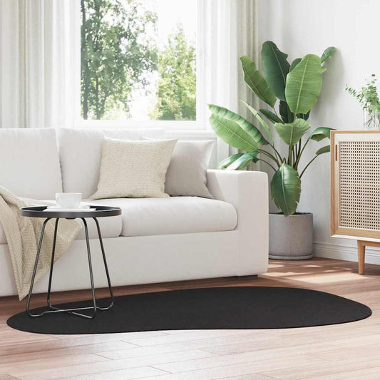 Area Rugs HUARTE Black 120 x 170 cm Polyester