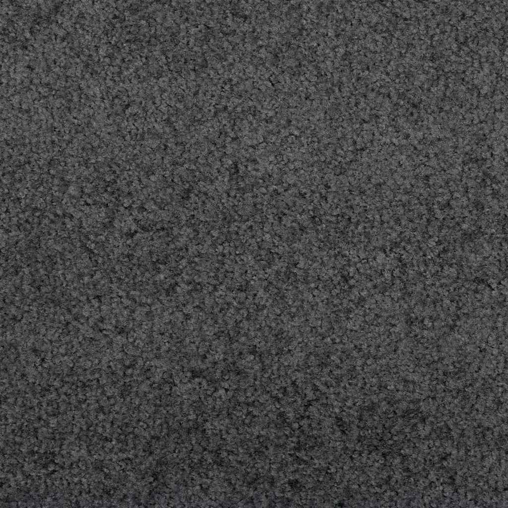 Paillasson anthracite et noir 120 x 350 cm Polyamide et PVC