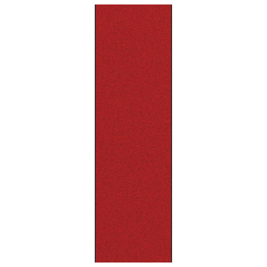Paillasson rouge et noir 120 x 400 cm Polyamide et PVC