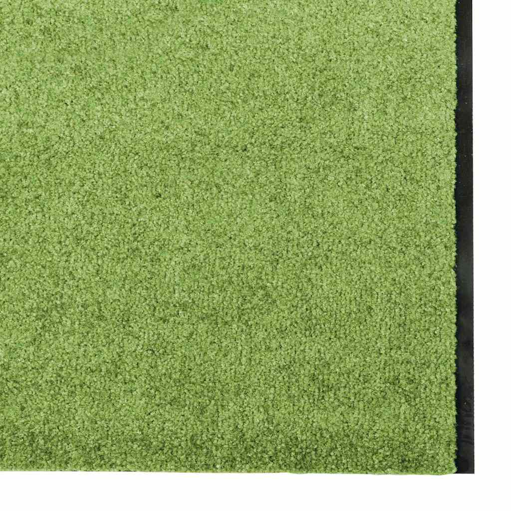 Paillasson vert et noir 120 x 350 cm Polyamide et PVC