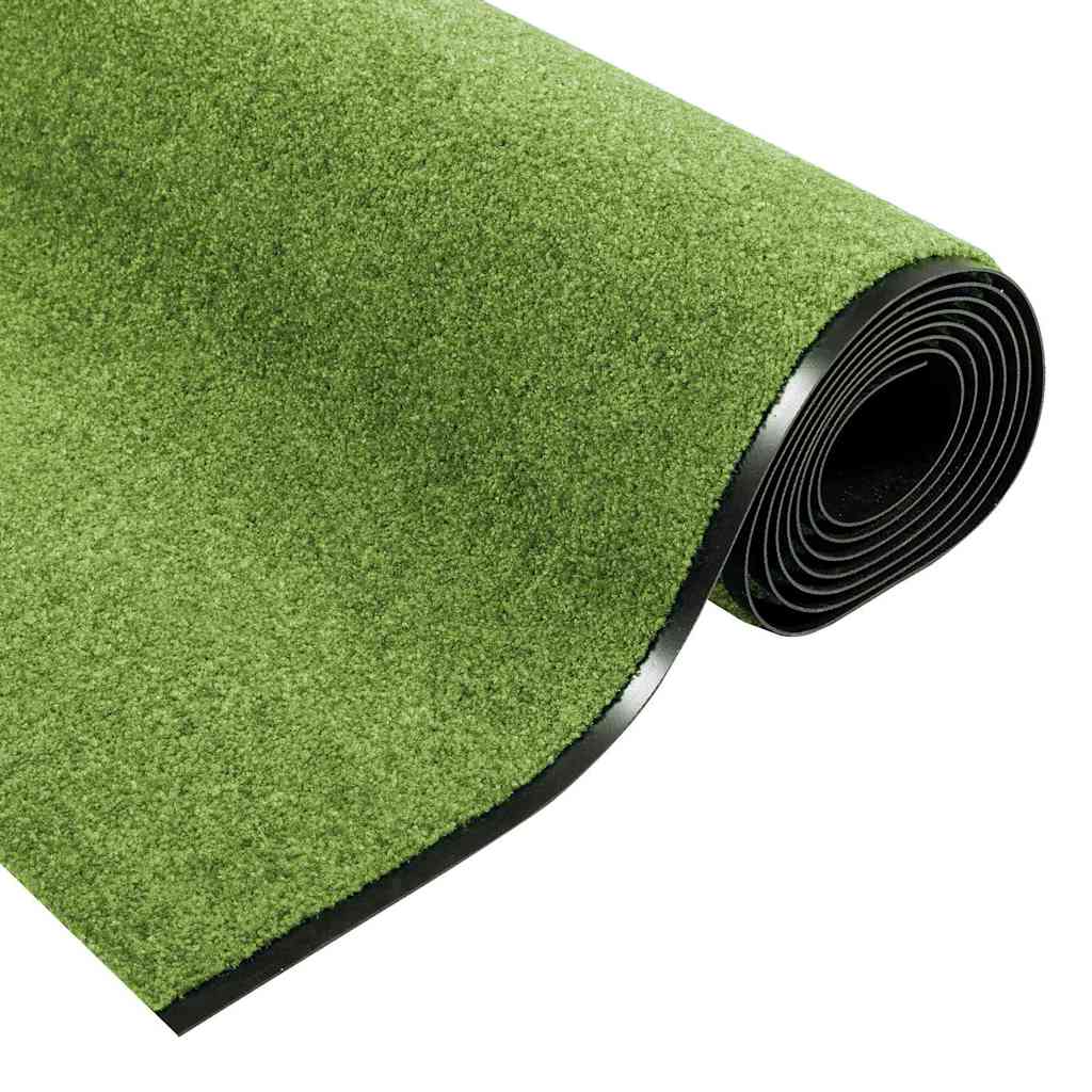 Paillasson vert et noir 120 x 350 cm Polyamide et PVC