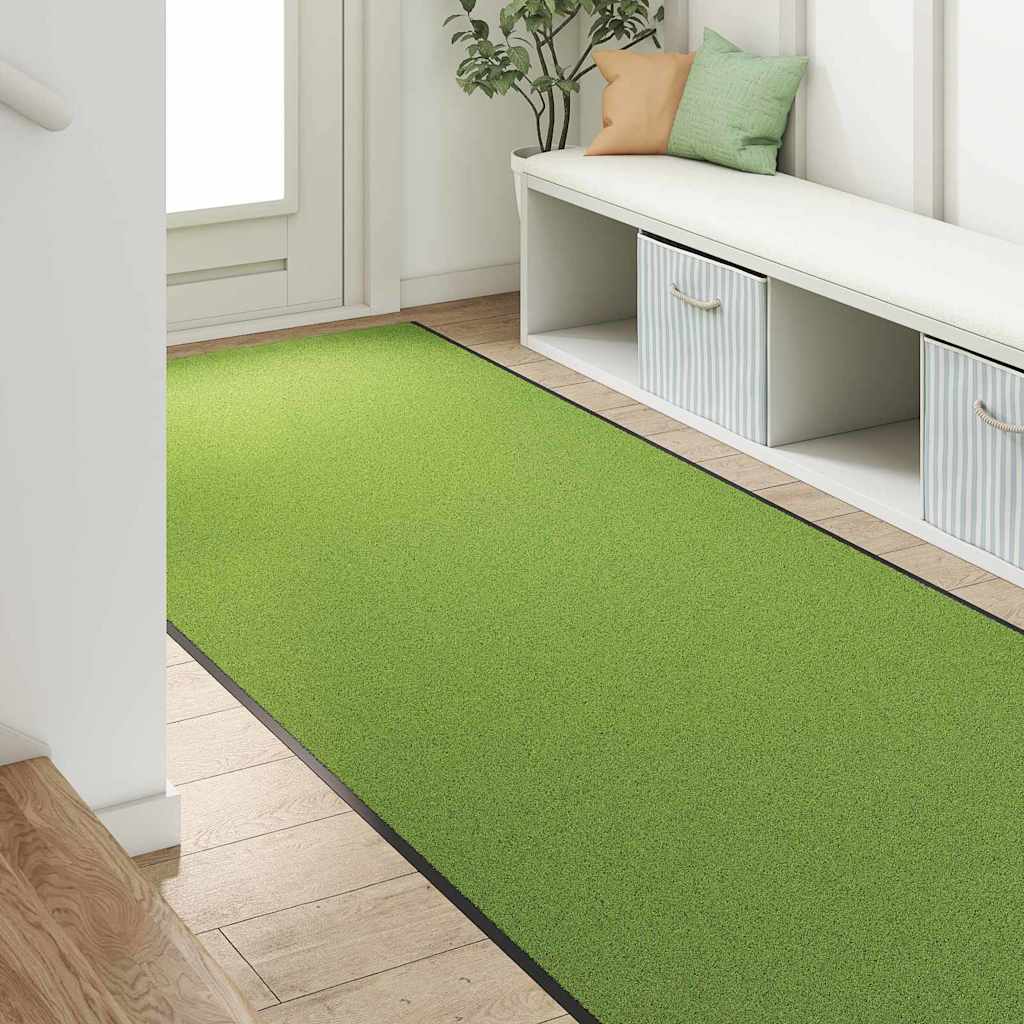 Paillasson vert et noir 120 x 350 cm Polyamide et PVC