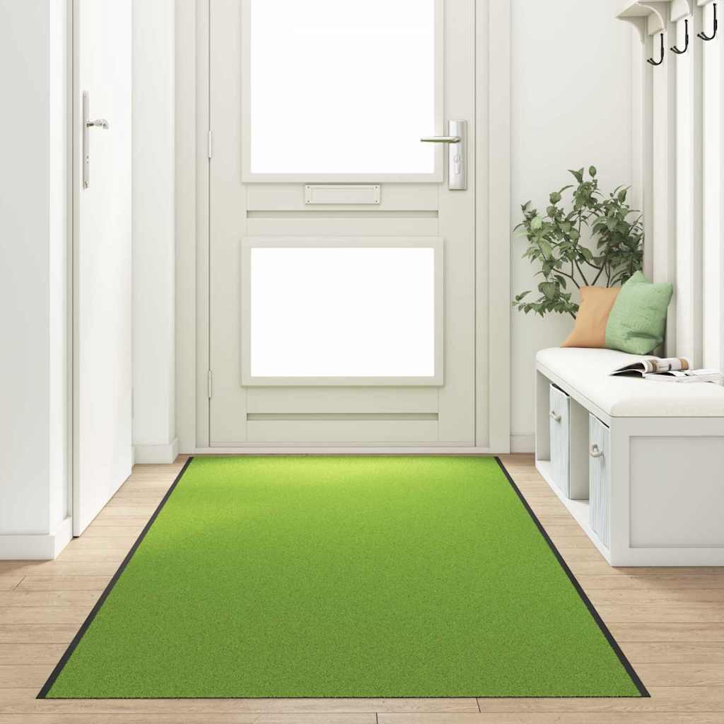 Paillasson vert et noir 120 x 350 cm Polyamide et PVC