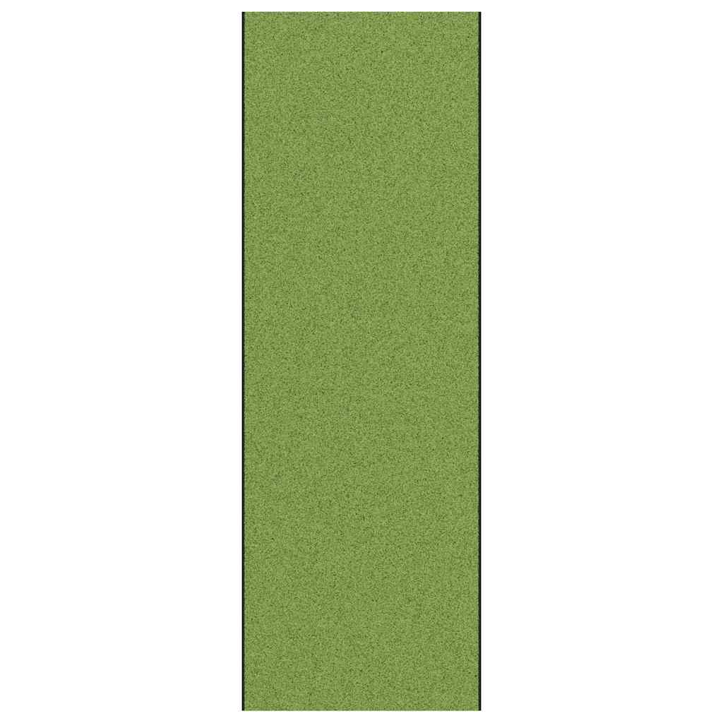 Paillasson vert et noir 120 x 350 cm Polyamide et PVC