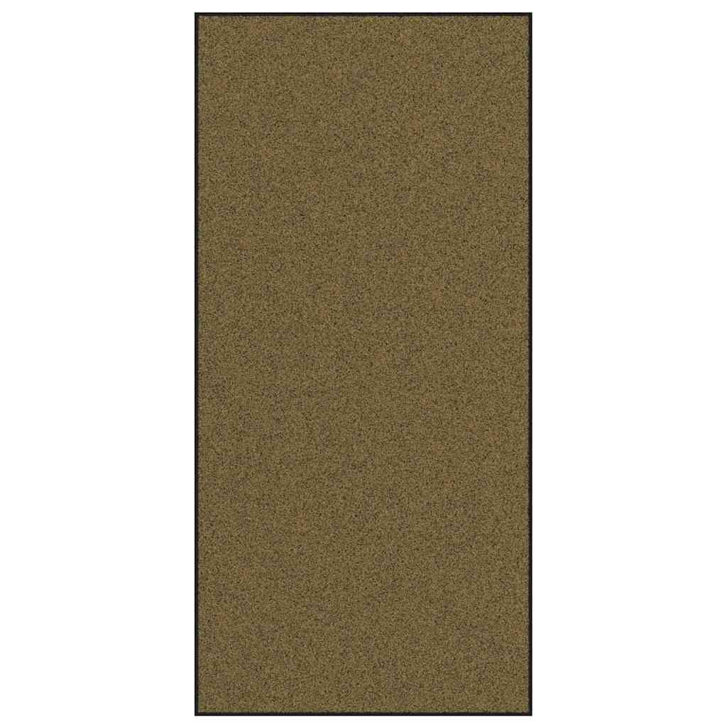 Paillasson marron et noir 120 x 250 cm Polyamide et PVC