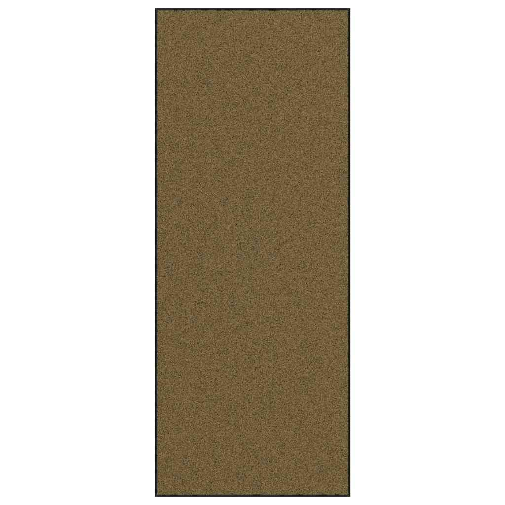 Doormat Brown and Black 120 x 300 cm Polyamide and PVC