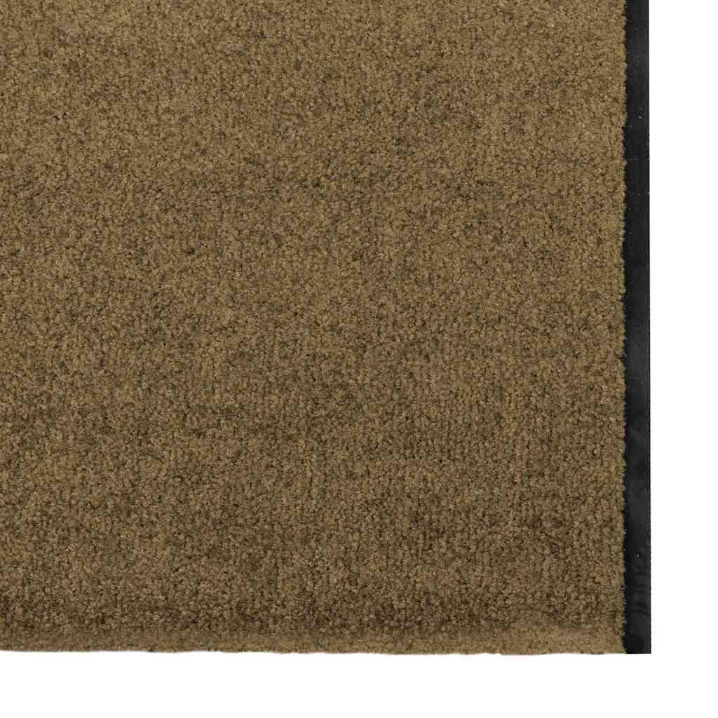 Doormat Brown and Black 120 x 400 cm Polyamide and PVC