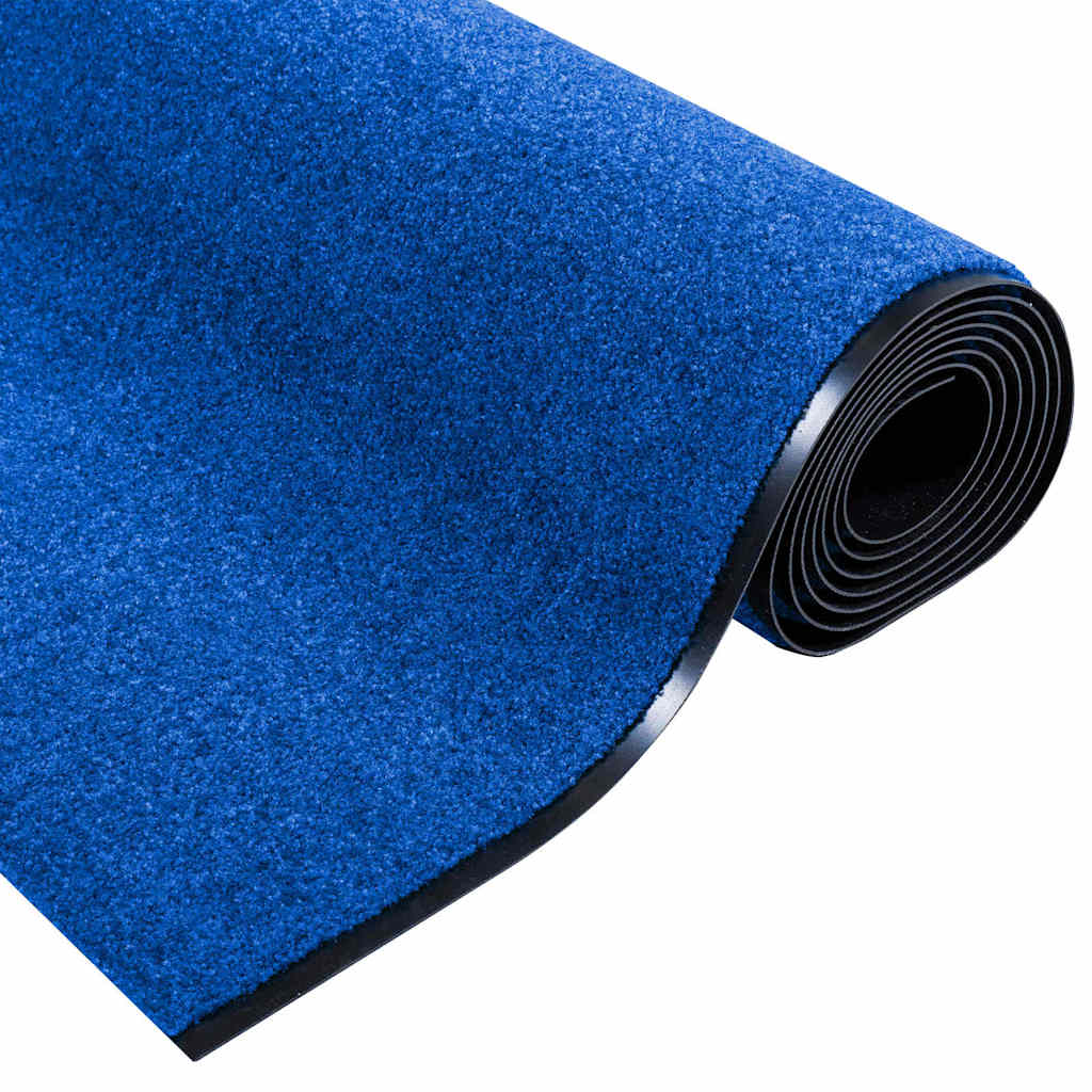 Mat Blue and Black 120 x 400 cm Polyamide and PVC
