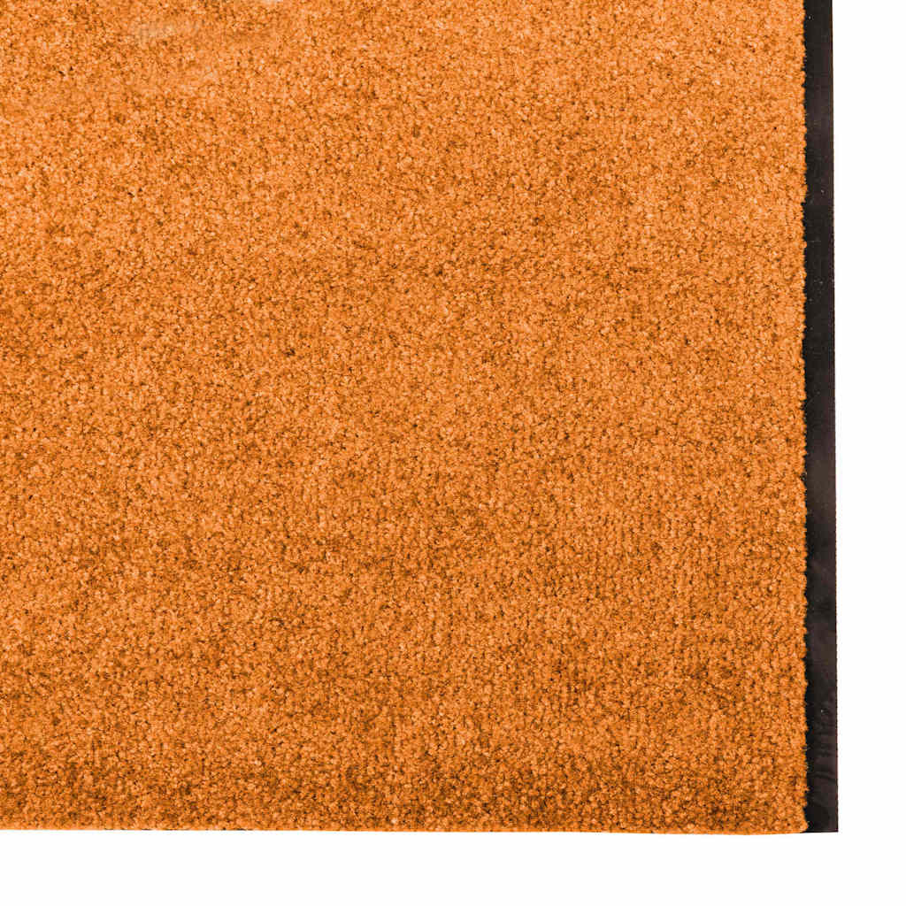 Paillasson orange et noir 120 x 350 cm Polyamide et PVC