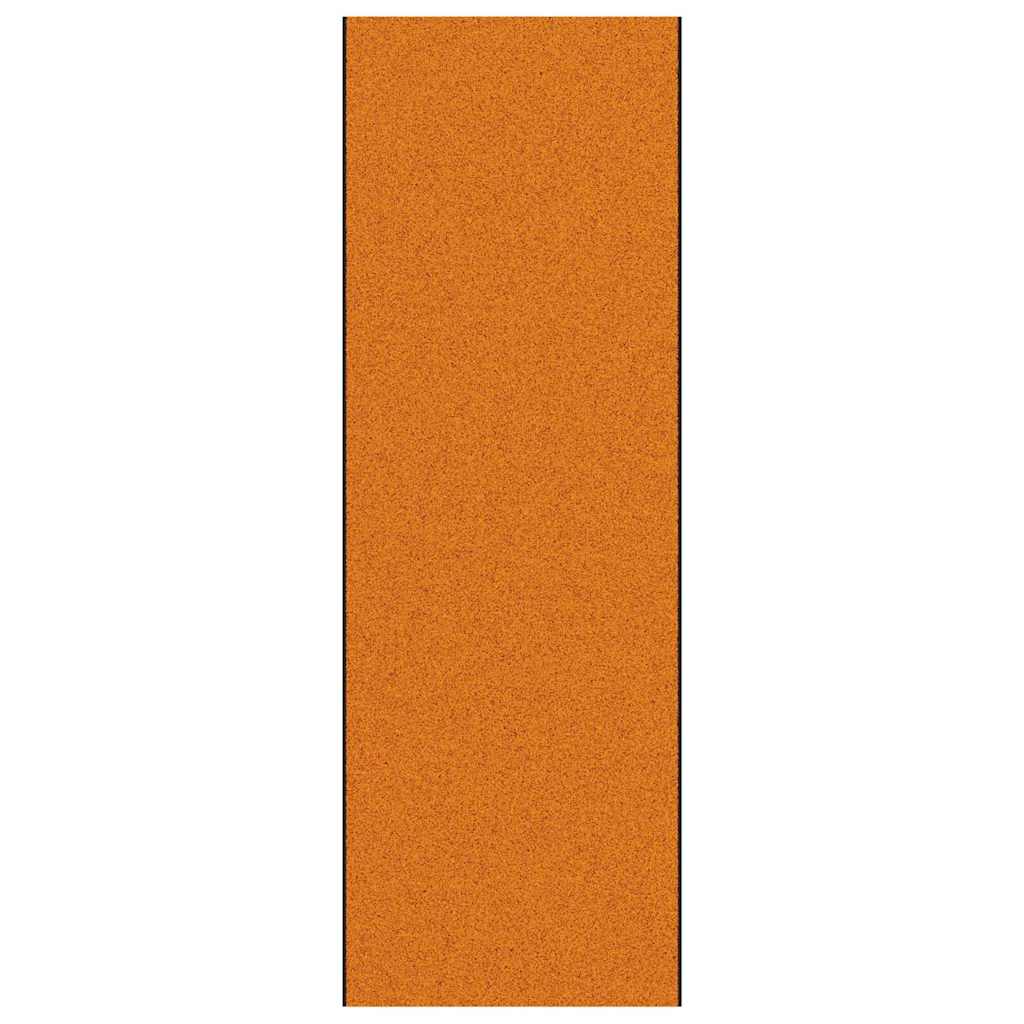 Paillasson orange et noir 120 x 350 cm Polyamide et PVC