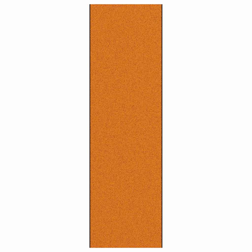 Paillasson orange et noir 120 x 400 cm polyamide et PVC