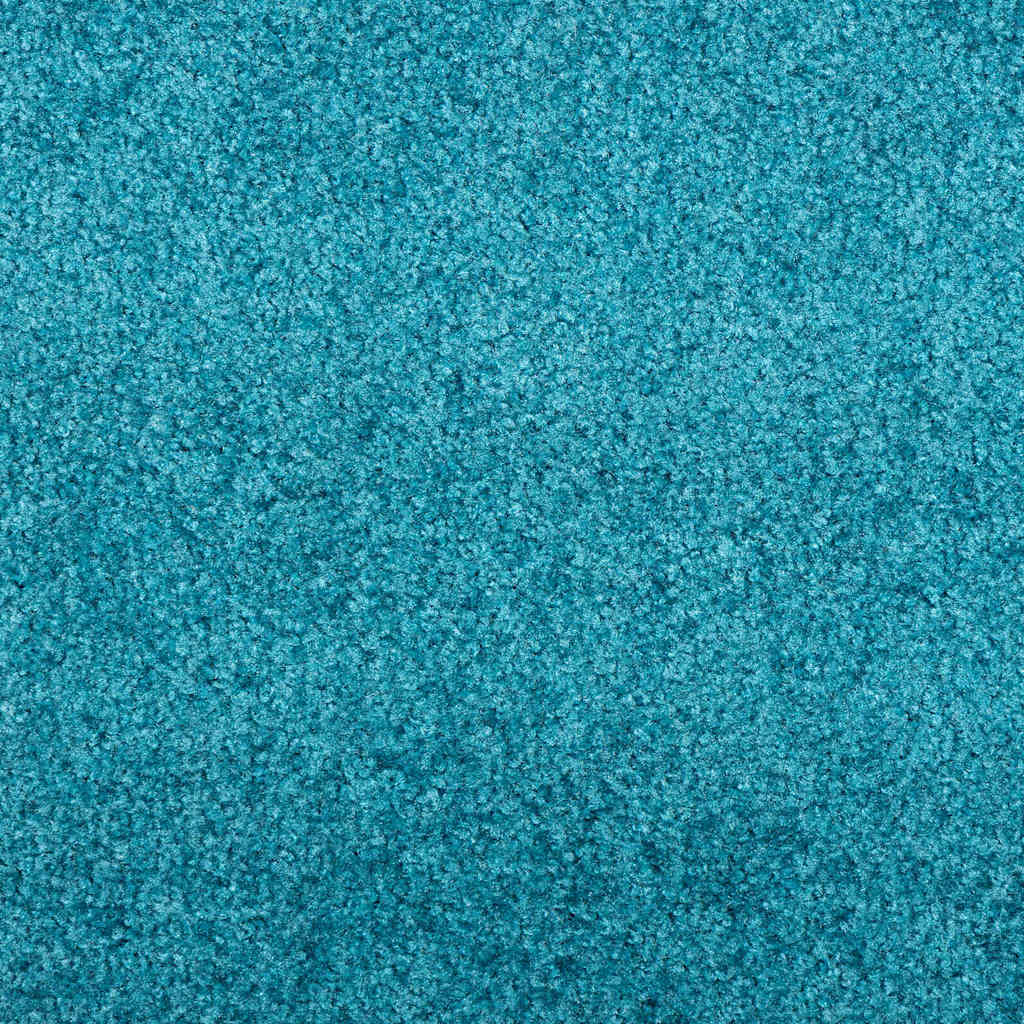 Door Mat Cyan and Black 120 x 250 cm Polyamide and PVC