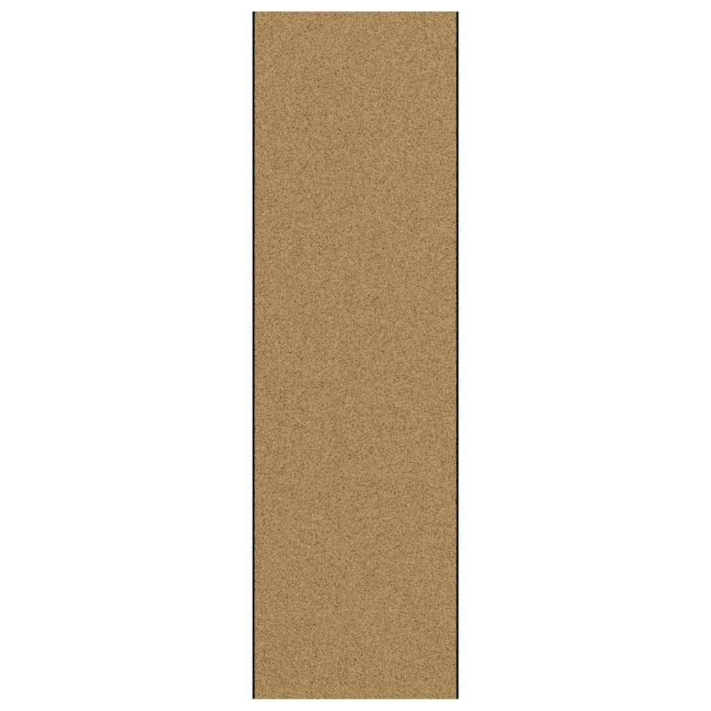 Paillasson crème et noir 120 x 400 cm polyamide et PVC