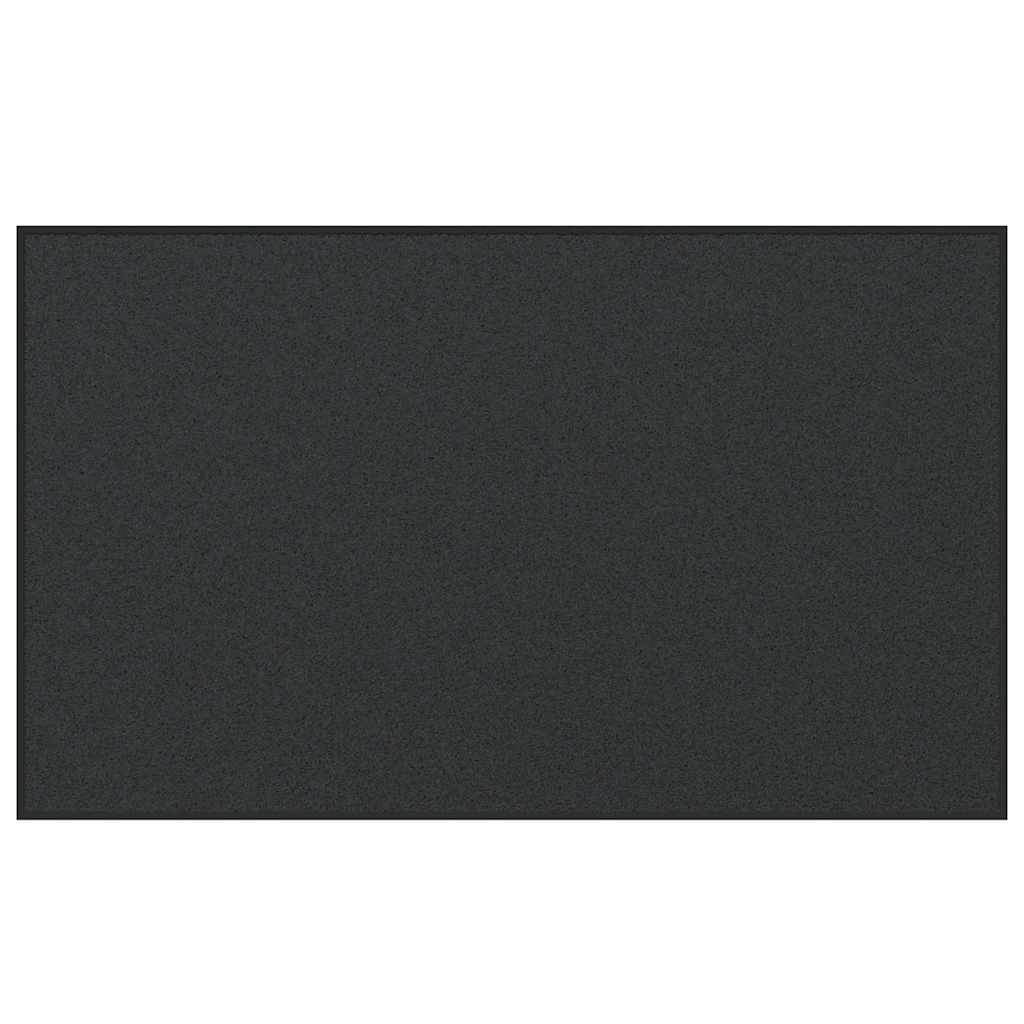 Doormat Miscellaneous Black 90 x 150 cm Polypropylene and Vinyl