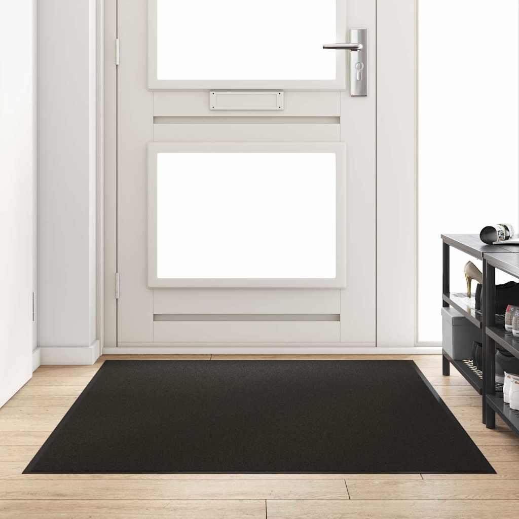 Doormat Other Black 120 x 180 cm Polypropylene and Vinyl