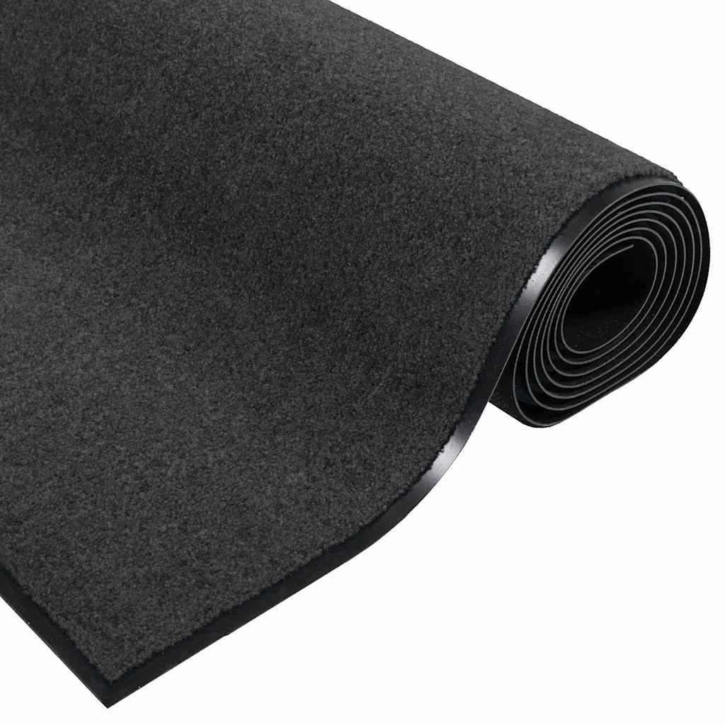 Paillasson Divers Anthracite et Noir 60 x 180 cm