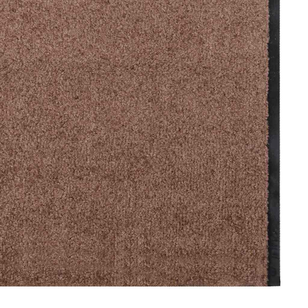 Fußmatte Braun und Schwarz 120 x 350 cm Polypropylen und Vinyl