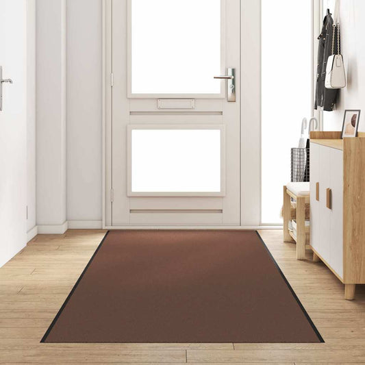 Fußmatte Braun und Schwarz 120 x 350 cm Polypropylen und Vinyl