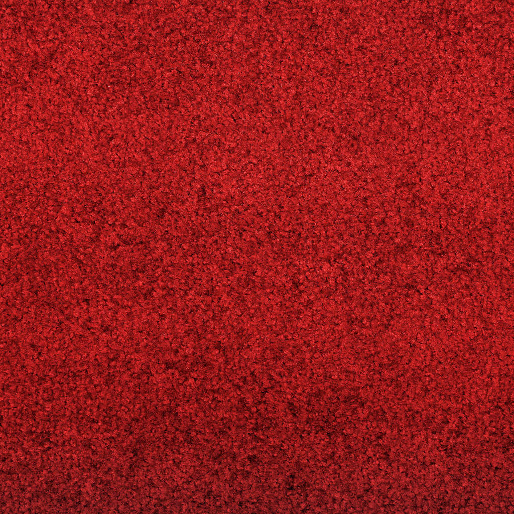 Fußmatte Rot und Schwarz 60 x 180 cm Polypropylen und Vinyl