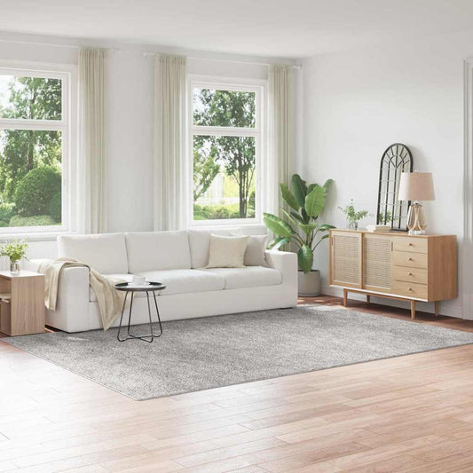 Non-Slip Shaggy Rug Grey 240 x 340 cm PP