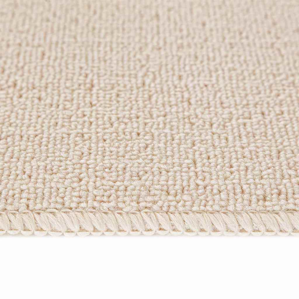 Tapis de marche antidérapants 15 pcs Crème 60 x 25 cm PP