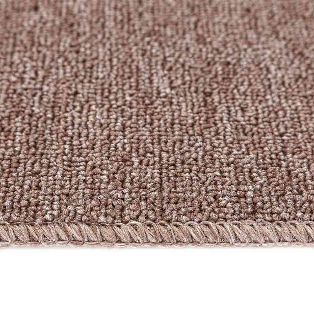 Rutschfeste Treppenmatten 15 pcs Hellbraun 75 x 20 cm PP