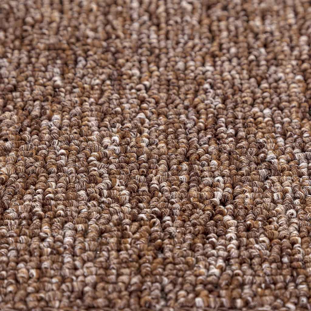 Tapis de marches antidérapants 15 pcs Marron 60 x 25 cm PP