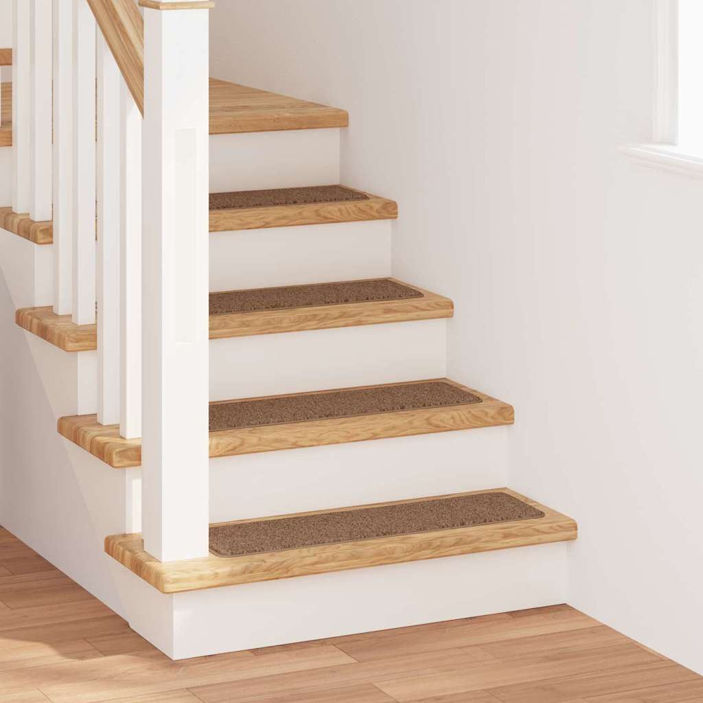Tapis de marche antidérapants 15 pcs Jaune 75 x 20 cm PP