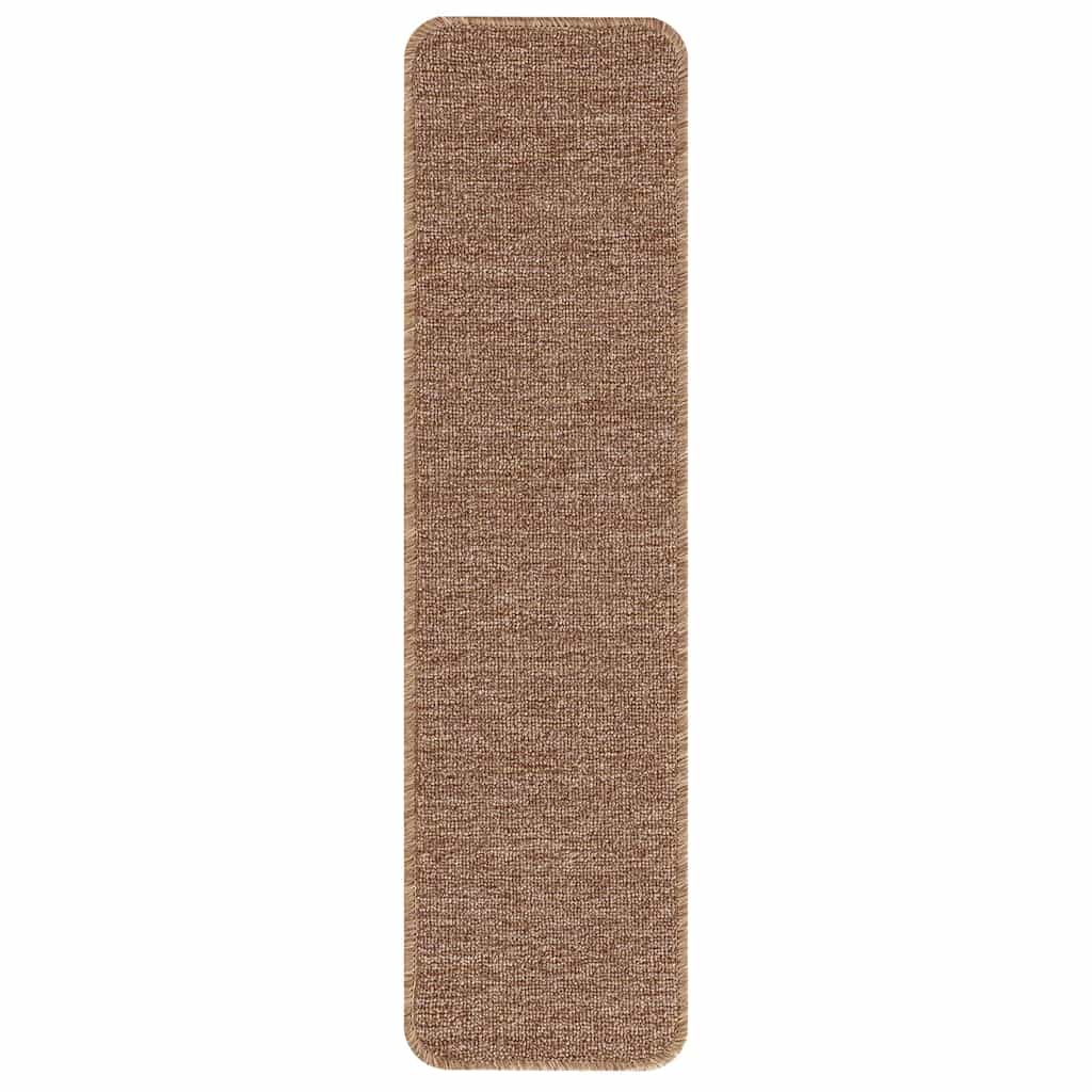 Tapis de marche antidérapants 15 pcs Jaune 75 x 20 cm PP