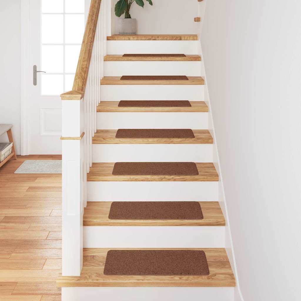 Tapis de marche antidérapants 15 pcs Jaune 60 x 25 cm PP