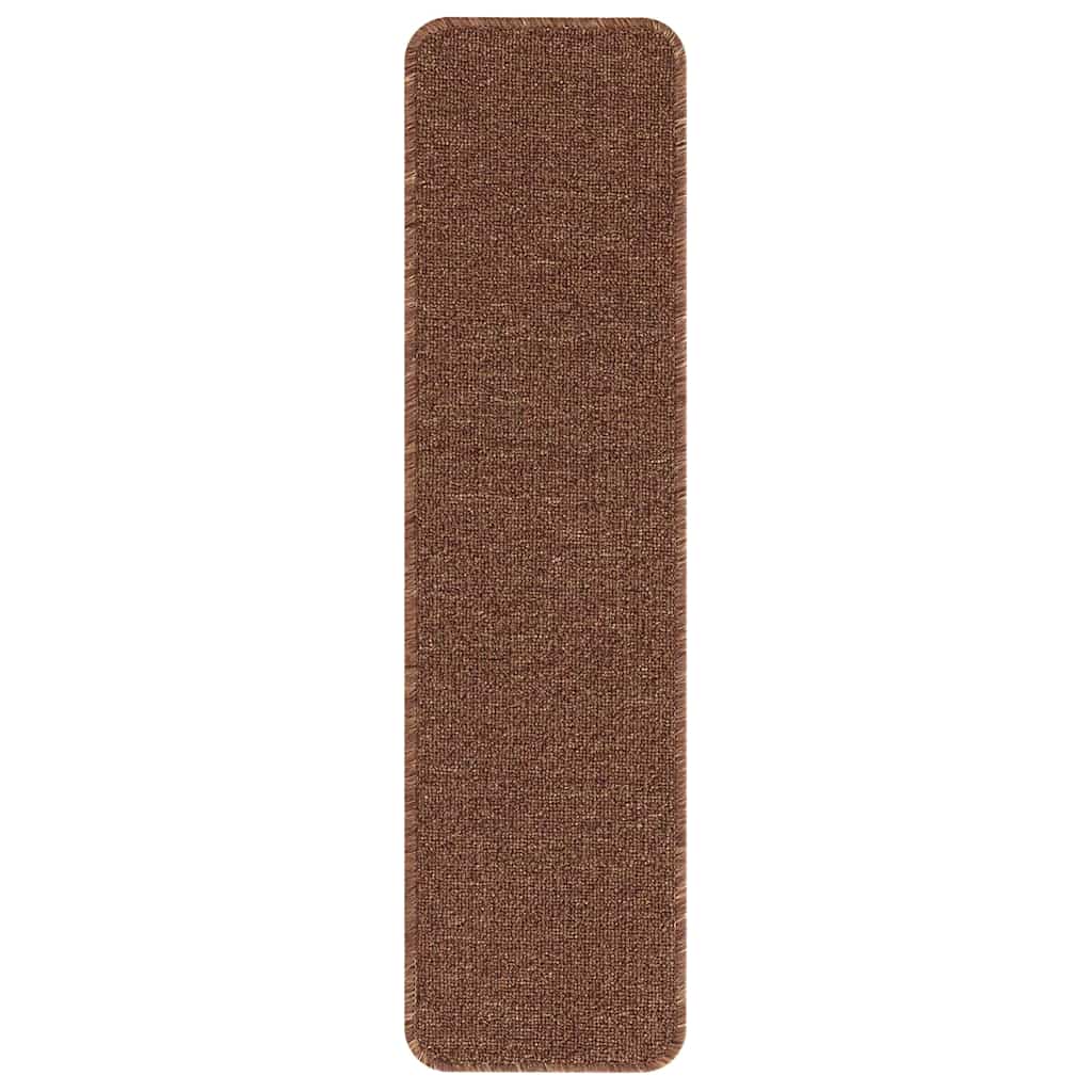 Rutschfeste Treppenmatten 15 pcs Gelb 75 x 20 cm PP