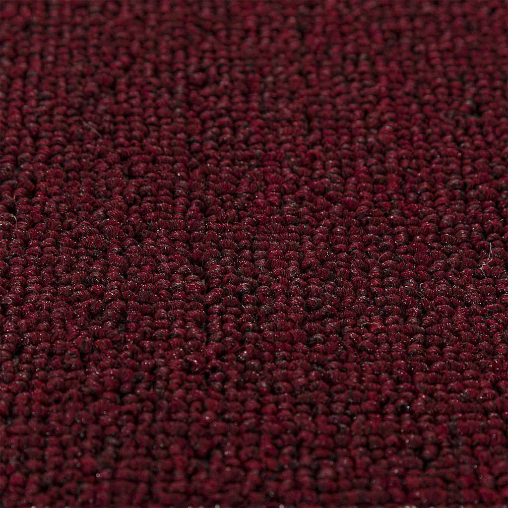 Tapis de marche antidérapants 15 pcs Bordeaux 75 x 20 cm PP