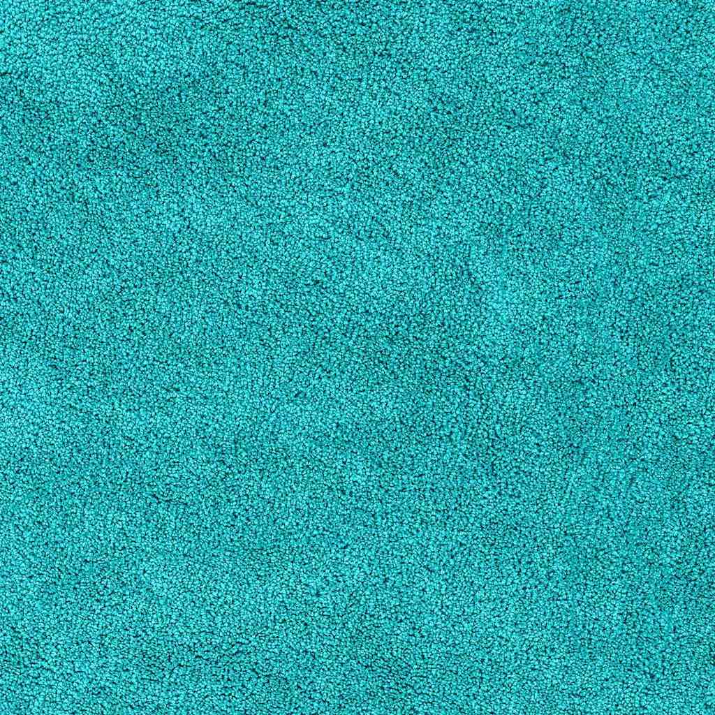 Tapis de bain antidérapant avec découpe pour toilettes Turquoise 50 x 50 cm