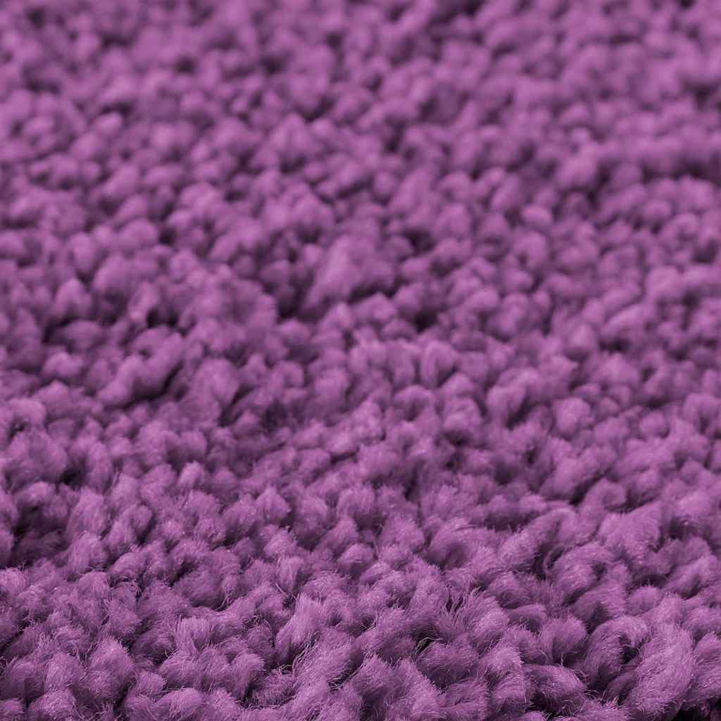 Non-slip Bath Mat with Toilet Cutout, Purple, 50 x 50 cm