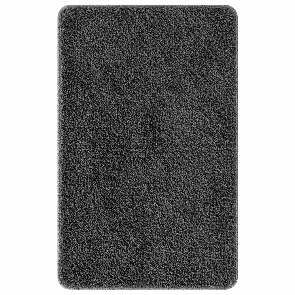 Non-Slip Bath Mat Dark Grey 50 x 80 cm PP