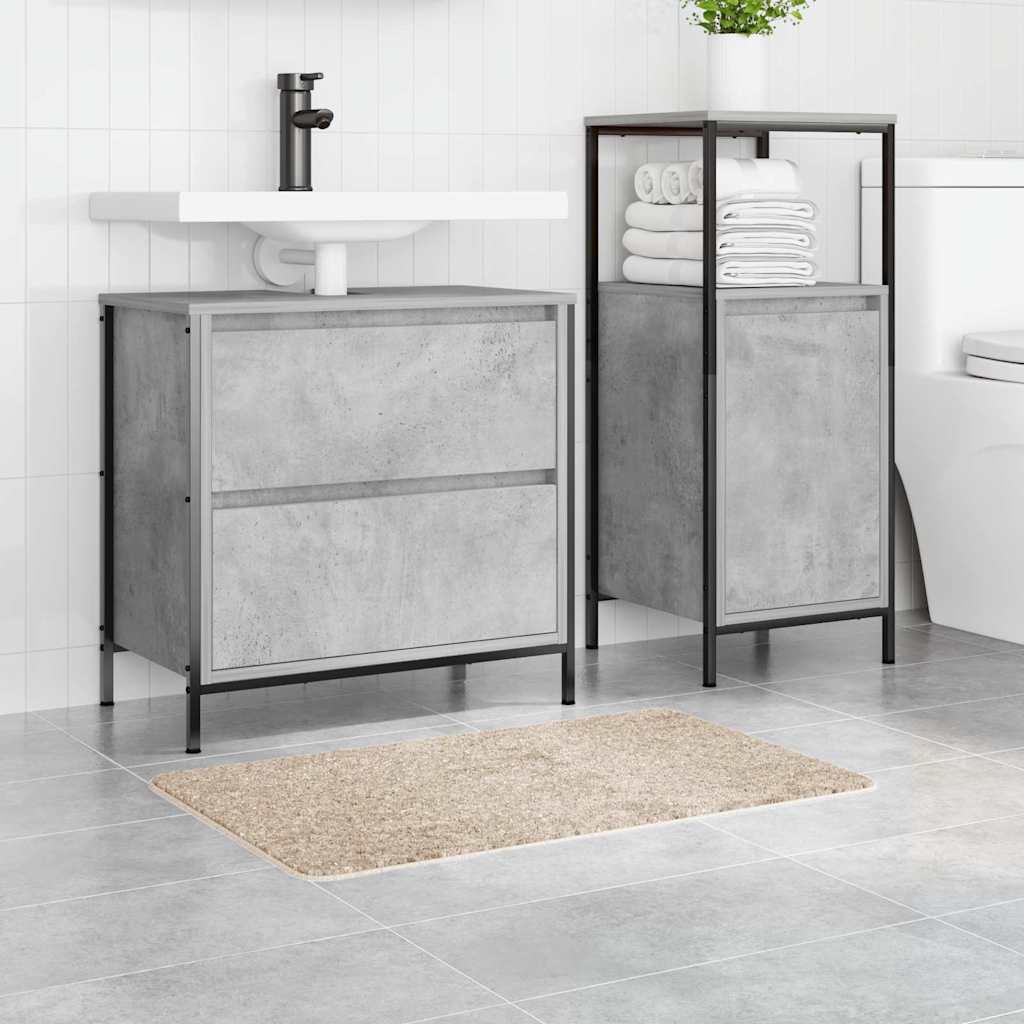 Tapis de bain antidérapant crème 50 x 80 cm PP