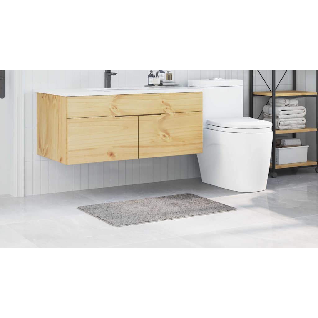 Rutschfeste Badmatte Grau 60 x 90 cm PP