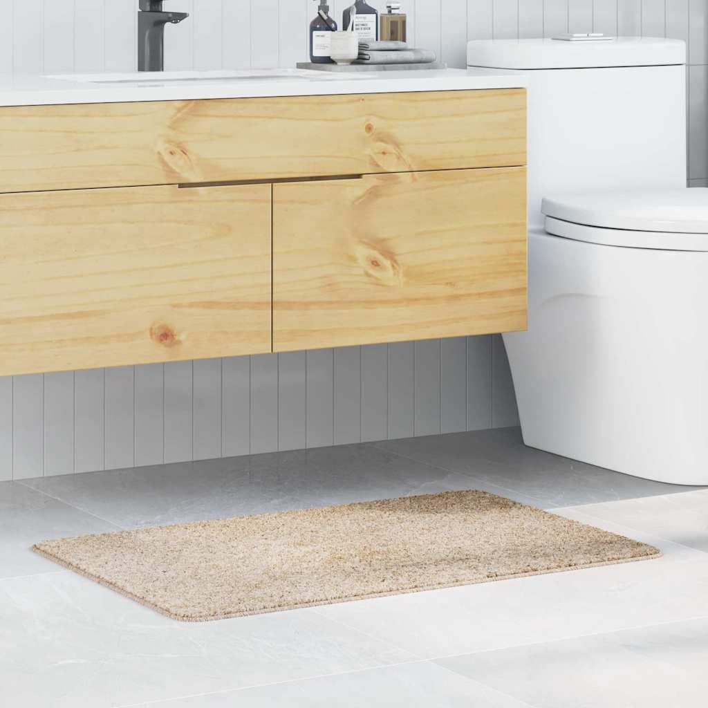 Tapis de bain antidérapant Crème 60 x 90 cm PP