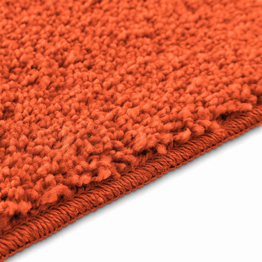 Tapis de bain antidérapant orange 60 x 90 cm PP