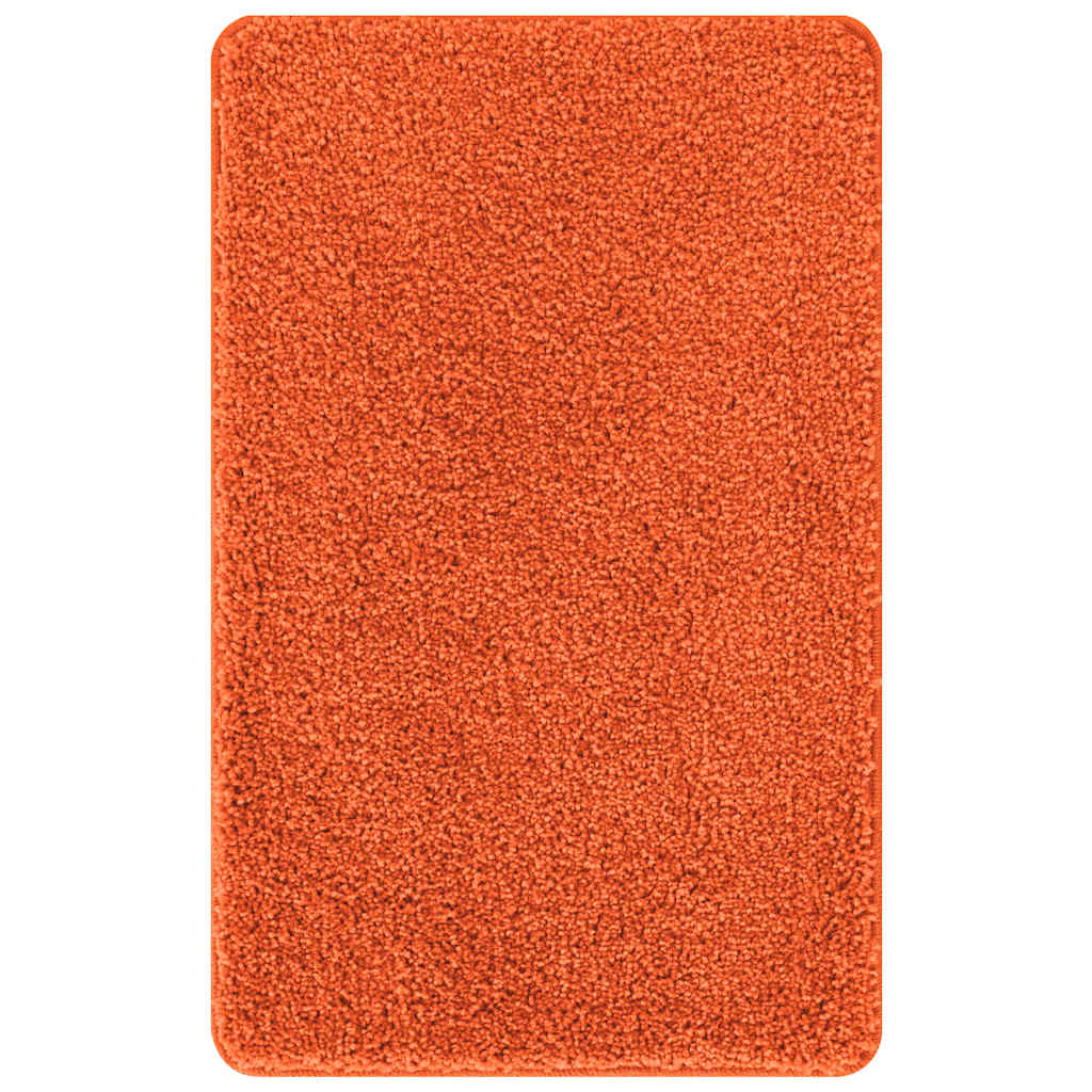 Tapis de bain antidérapant orange 60 x 90 cm PP