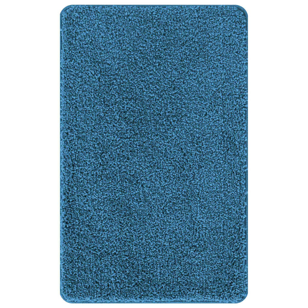 Tapis de bain antidérapant bleu 60 x 90 cm PP