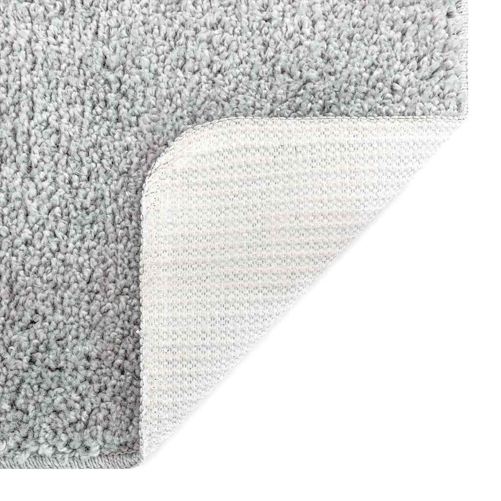 Tapis de bain antidérapant gris 70 x 120 cm PP