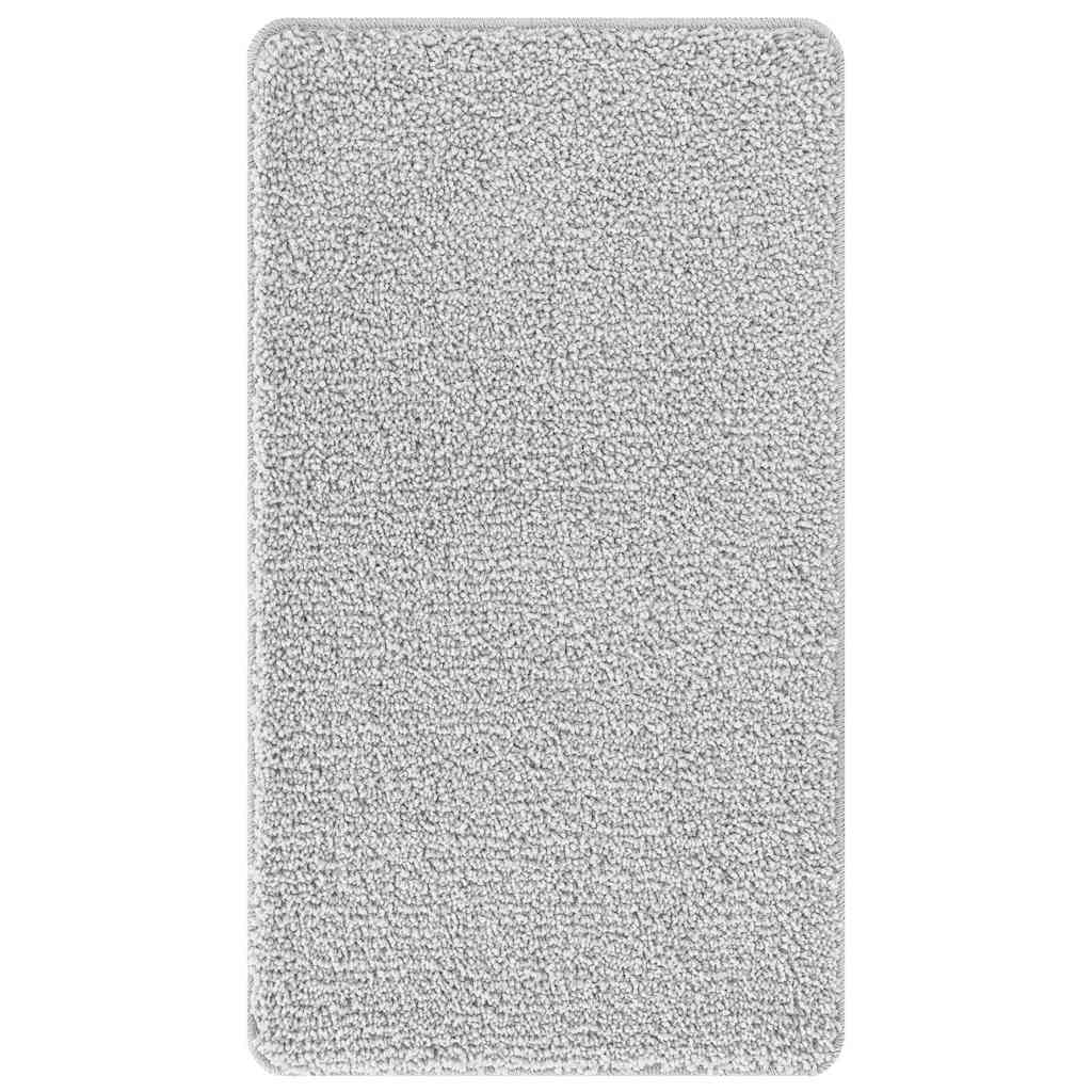 Tapis de bain antidérapant gris 70 x 120 cm PP