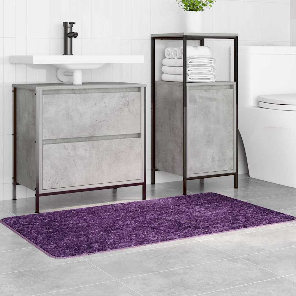 Tapis de bain antidérapant violet 70 x 120 cm PP