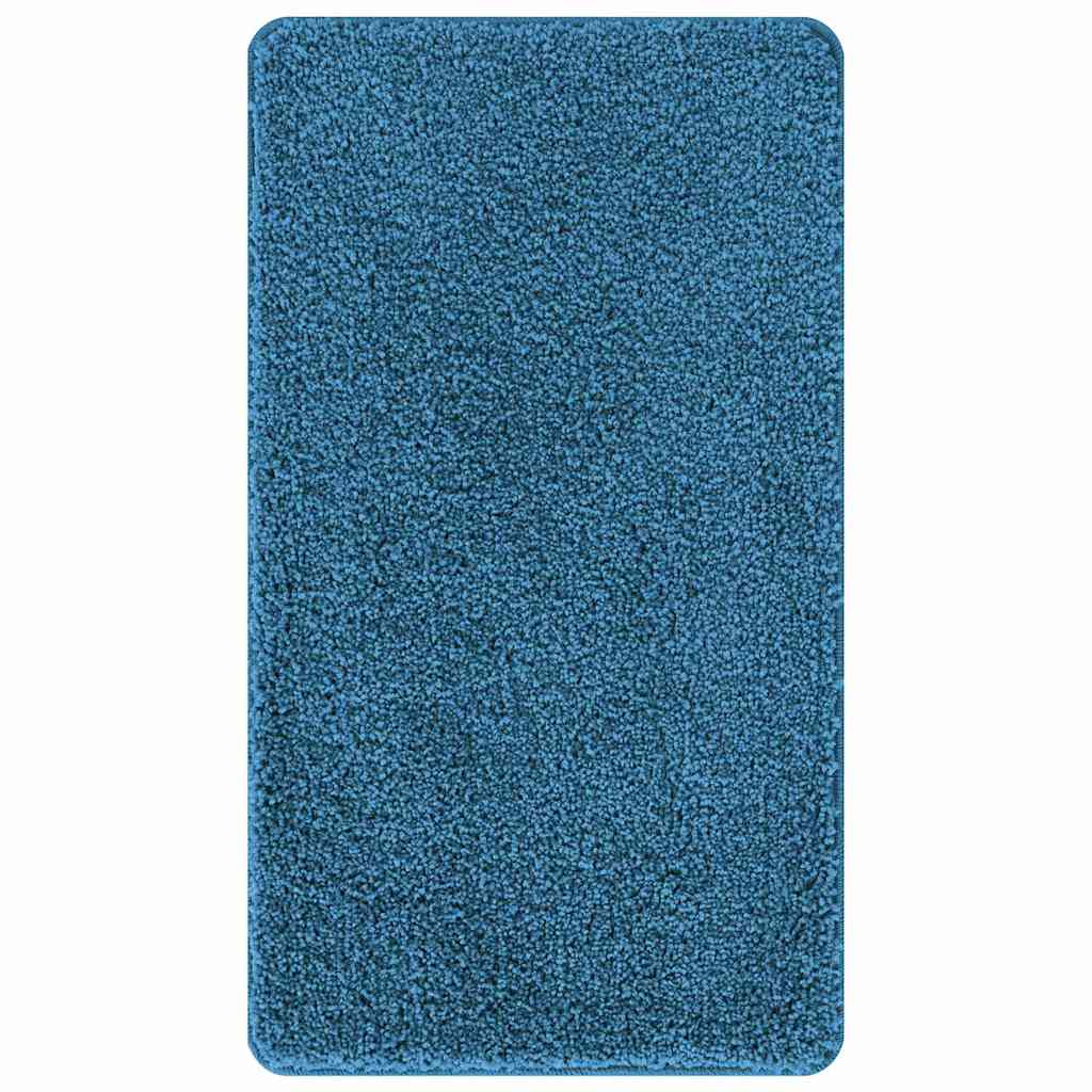 Tapis de bain antidérapant bleu 70 x 120 cm PP