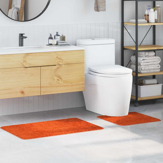 Anti-Rutsch Badematten-Set 2 pcs Orange PP
