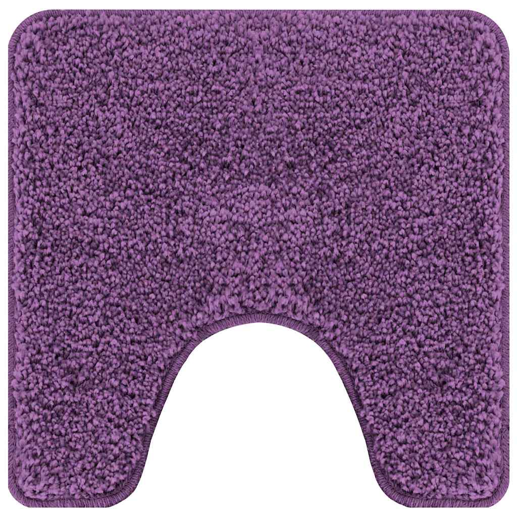 Non-Slip Bath Mat Set 2 pcs Purple PP