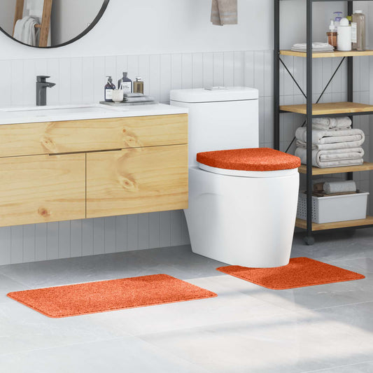 Anti-Rutsch Badematten-Set 3 pcs Orange PP