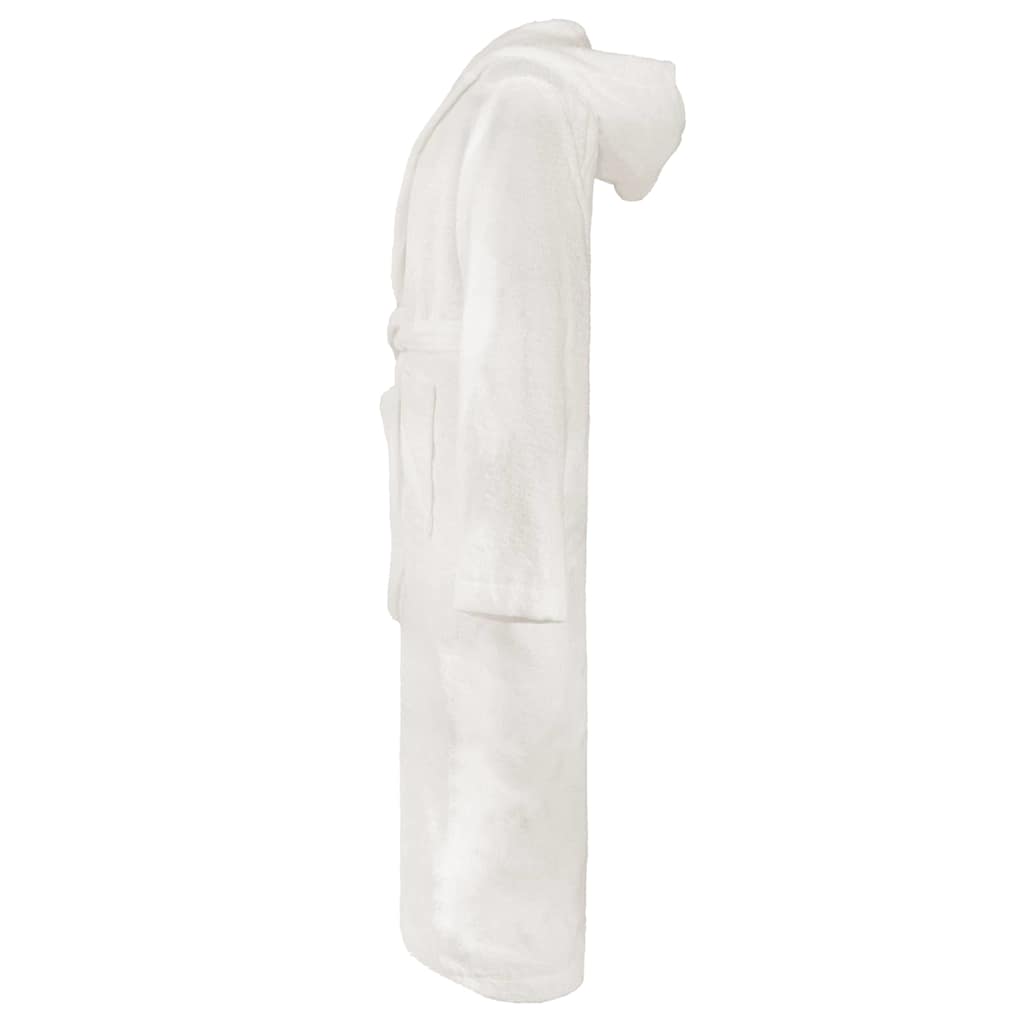 Bademantel KINN Weiß XXXL Baumwolle
