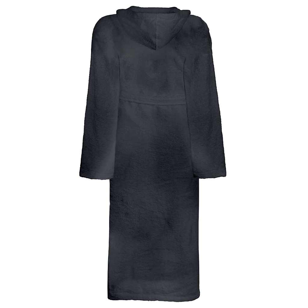 Bademantel KINN Anthrazit XL Baumwolle